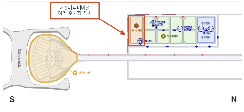 인천공항 제2여객터미널 주차장 위치